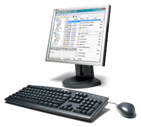 Desktop computer running KeePass